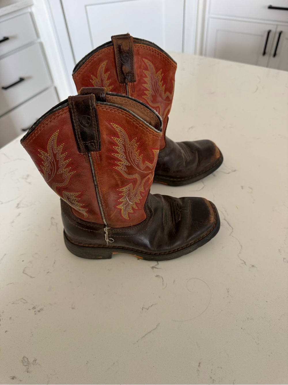 Ariat Kid's WorkHog Wide Square Toe Boot Size 12.5